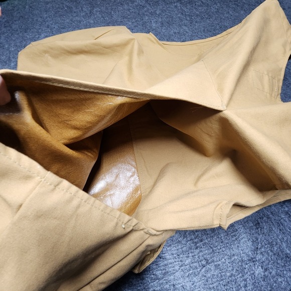 Vintage Bob Allen Shooting Vest Upland Field Hunting Leather Padded Game Bag L - Picture 7 of 9